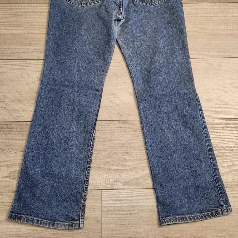 👖Vintage 90s Levi's 517 Bootcut Jeans Mens 34x31 Blank Red Tab Made USA Western